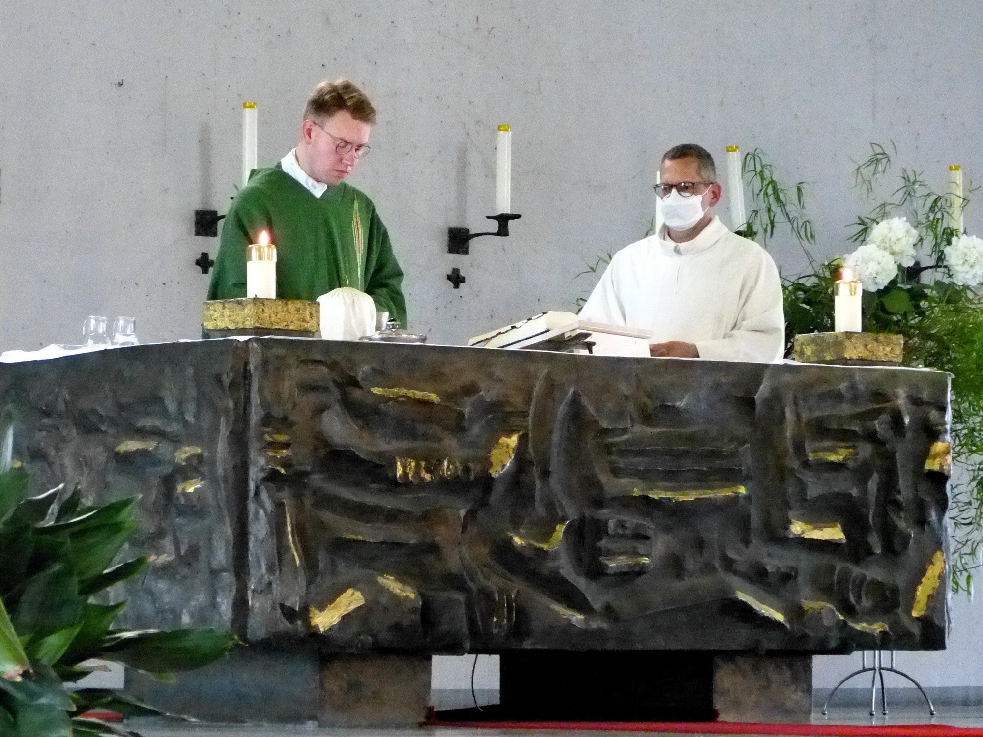 Christian Staude und Gemeindeleiter Michael Stöcker Christian Staude und Gemeindeleiter Michael Stöcker